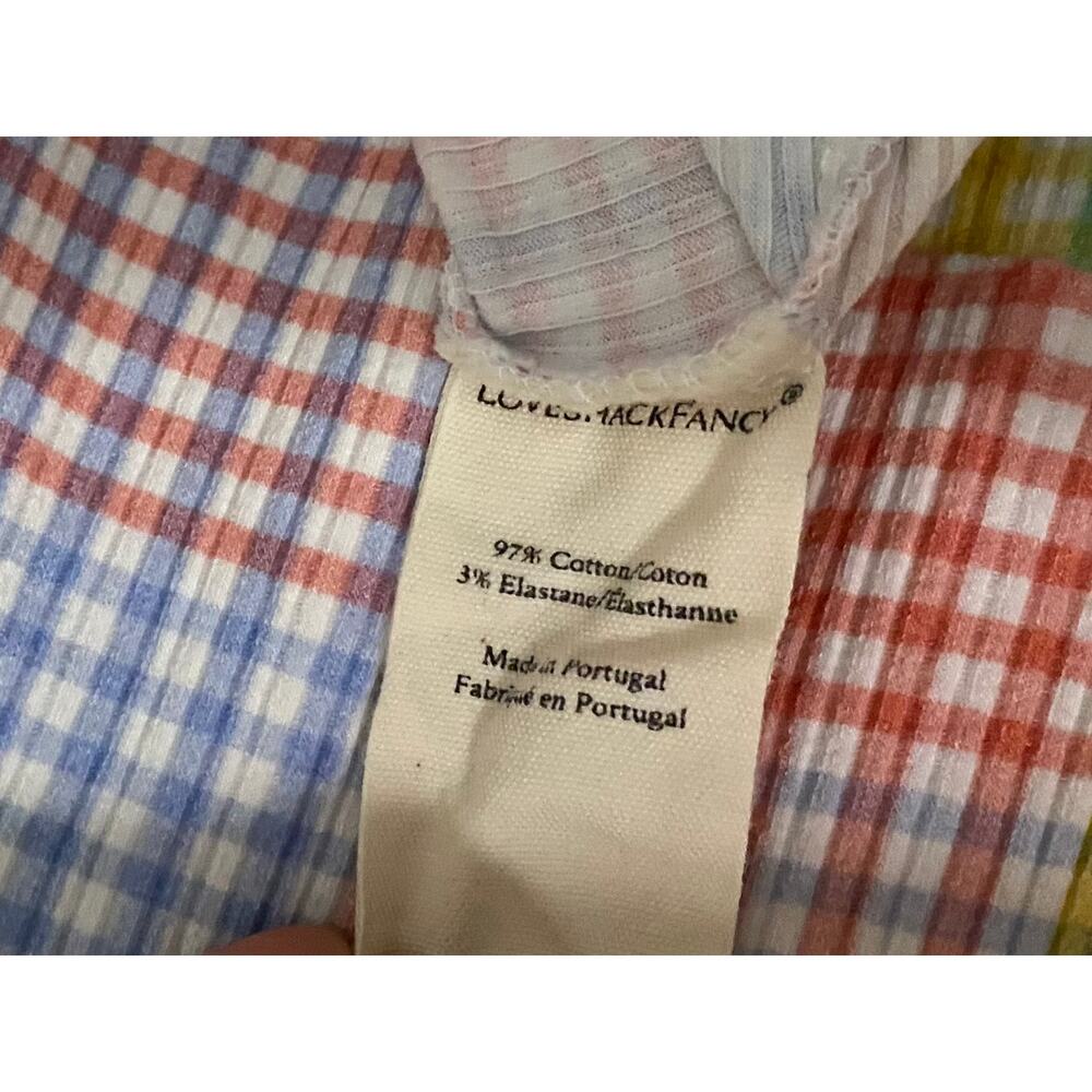 LoveShackFancy Pastel Rainbow Gingham Mini Dress - Picture 8 of 16
